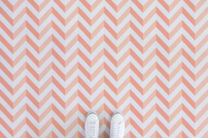 fairground-bright-chevron-vinyl-flooring-orange-feet-vinyl-flooring
